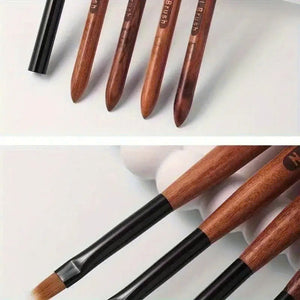 Premium Bamboo Nail Art Gradient Smudge Brush