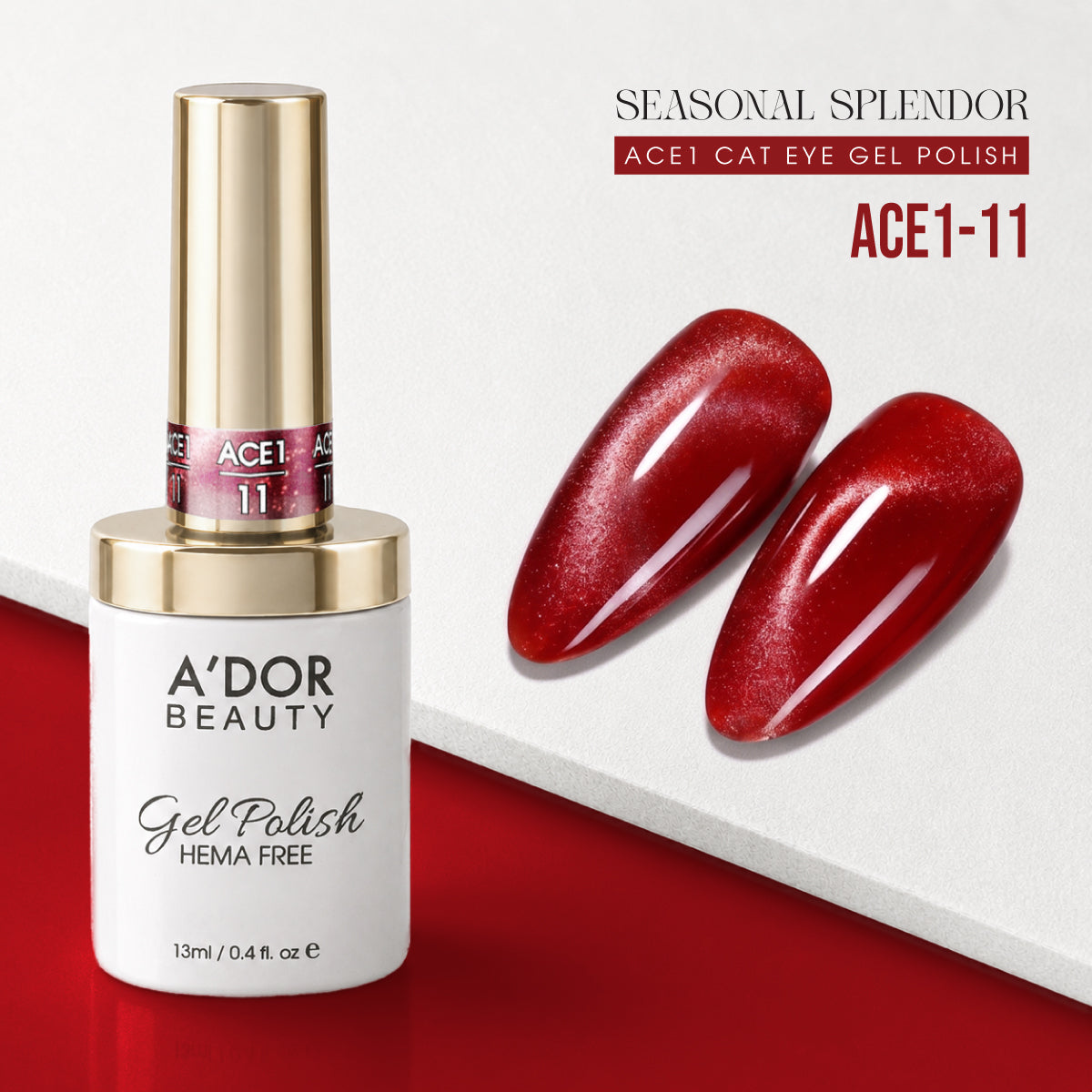 A'DOR Cat Eyes ACE1 - 11 - Gel Polish 0.4oz - Seasonal Splendor Collection