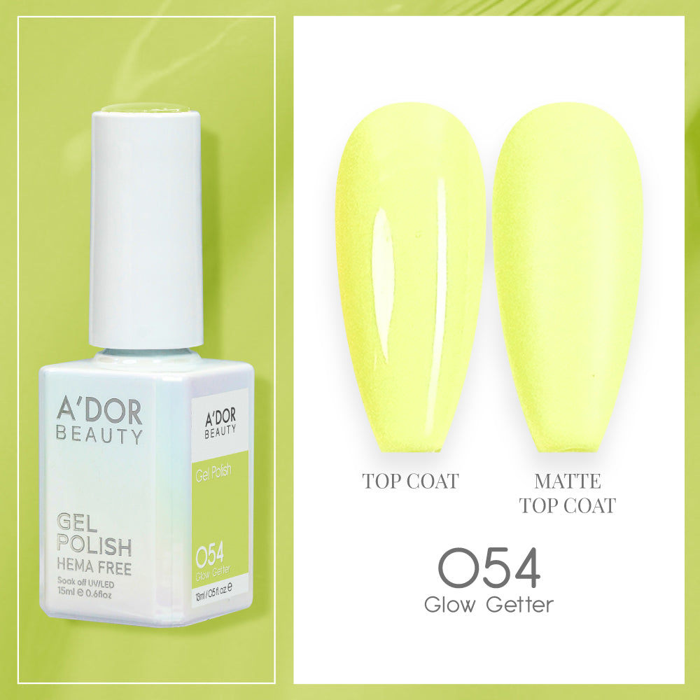A'DOR HEMA-Free Gel Polish -  054 - Glow Getter - 0.6 oz