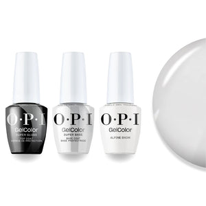 OPI + Super Glossy Top Super Base - Alpine Snow