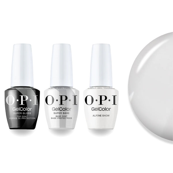 OPI + Super Glossy Top Super Base - Alpine Snow