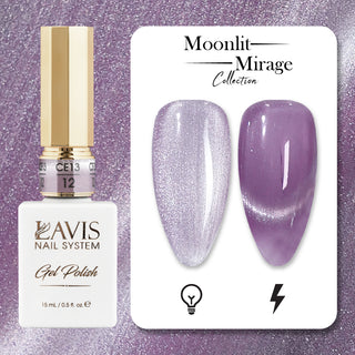 LAVIS Cat Eyes CE13 (Ver2) - 12 - Gel Polish 0.5 oz - Moonlit Mirage Collection