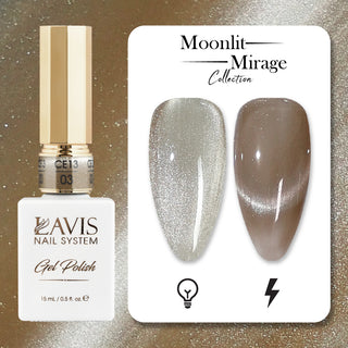 LAVIS Cat Eyes CE13 (Ver2) - 03 - Gel Polish 0.5 oz - Moonlit Mirage Collection