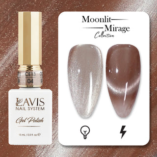 LAVIS Cat Eyes CE13 (Ver2) - 04 - Gel Polish 0.5 oz - Moonlit Mirage Collection