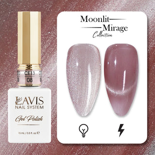 LAVIS Cat Eyes CE13 (Ver2) - 08 - Gel Polish 0.5 oz - Moonlit Mirage Collection