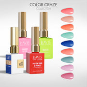 LDS Gel Kit 9-10 - Snowy Coral Collection + Base & Top