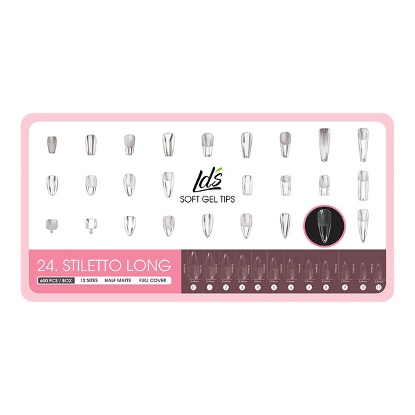  8- Stilleto Shape LDS Soft Gel by LDS TOOL sold by DTK Nail Supply