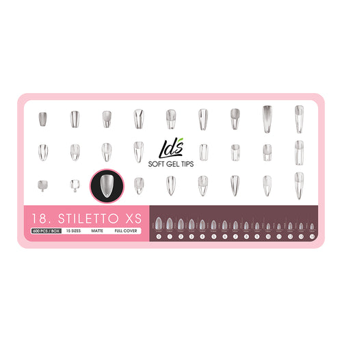  8- Stilleto Shape LDS Soft Gel by LDS TOOL sold by DTK Nail Supply