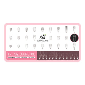  4 - Square Shape LDS Soft Gel by LDS TOOL sold by DTK Nail Supply