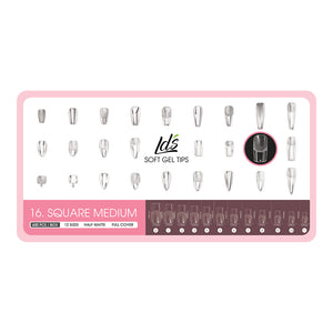  4 - Square Shape LDS Soft Gel by LDS TOOL sold by DTK Nail Supply