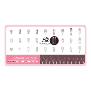  4 - Square Shape LDS Soft Gel by LDS TOOL sold by DTK Nail Supply