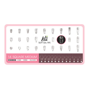  4 - Square Shape LDS Soft Gel by LDS TOOL sold by DTK Nail Supply