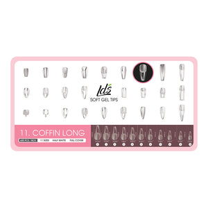  9 - Coffin Shape LDS Soft Gel by LDS TOOL sold by DTK Nail Supply