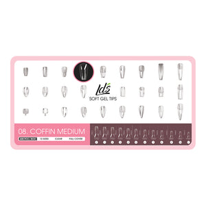  9 - Coffin Shape LDS Soft Gel by LDS TOOL sold by DTK Nail Supply
