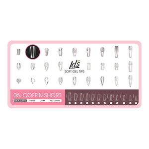  9 - Coffin Shape LDS Soft Gel by LDS TOOL sold by DTK Nail Supply