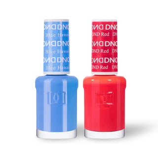  DND 2 Nail Lacquer - Set 10 BLUE & RED by DND - Daisy Nail Designs sold by DTK Nail Supply