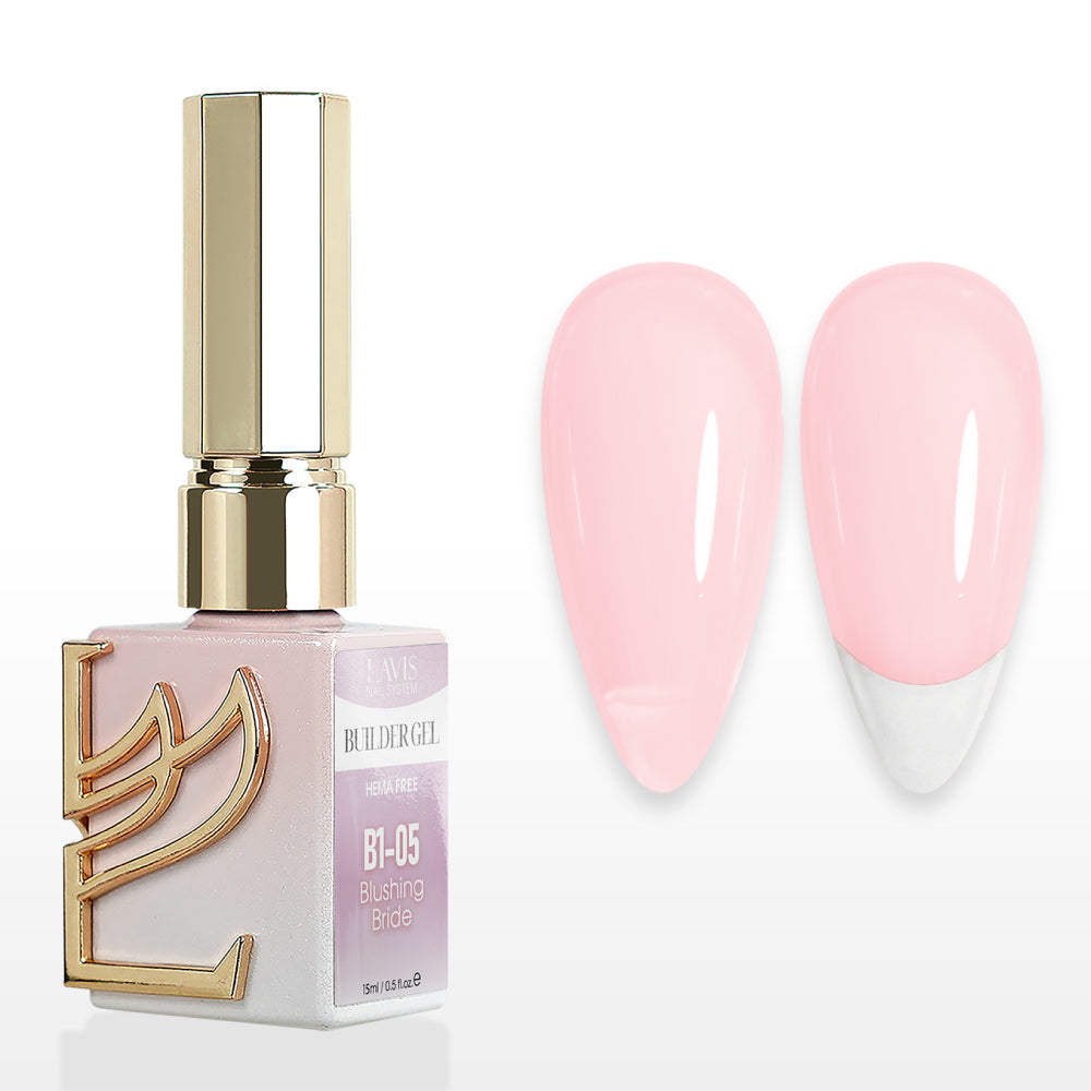LAVIS Builder Gel In The Bottle - B1-05 Blushing Bride - Gel Polish 0.5oz