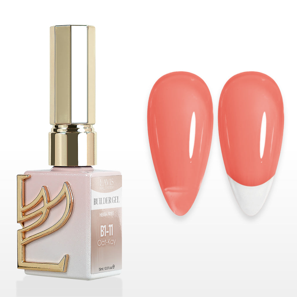 LAVIS Builder Gel In The Bottle - B1-11 Rosé - Gel Polish 0.5oz