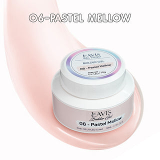 LAVIS 06 Pastel Mellow - Builder Gel In The Jar 30ml