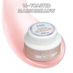 LAVIS 16 Toasted Marshmellow - Builder Gel In The Jar 30ml