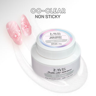 LAVIS 00 Clear - Non Sticky Builder Gel In The Jar 30ml