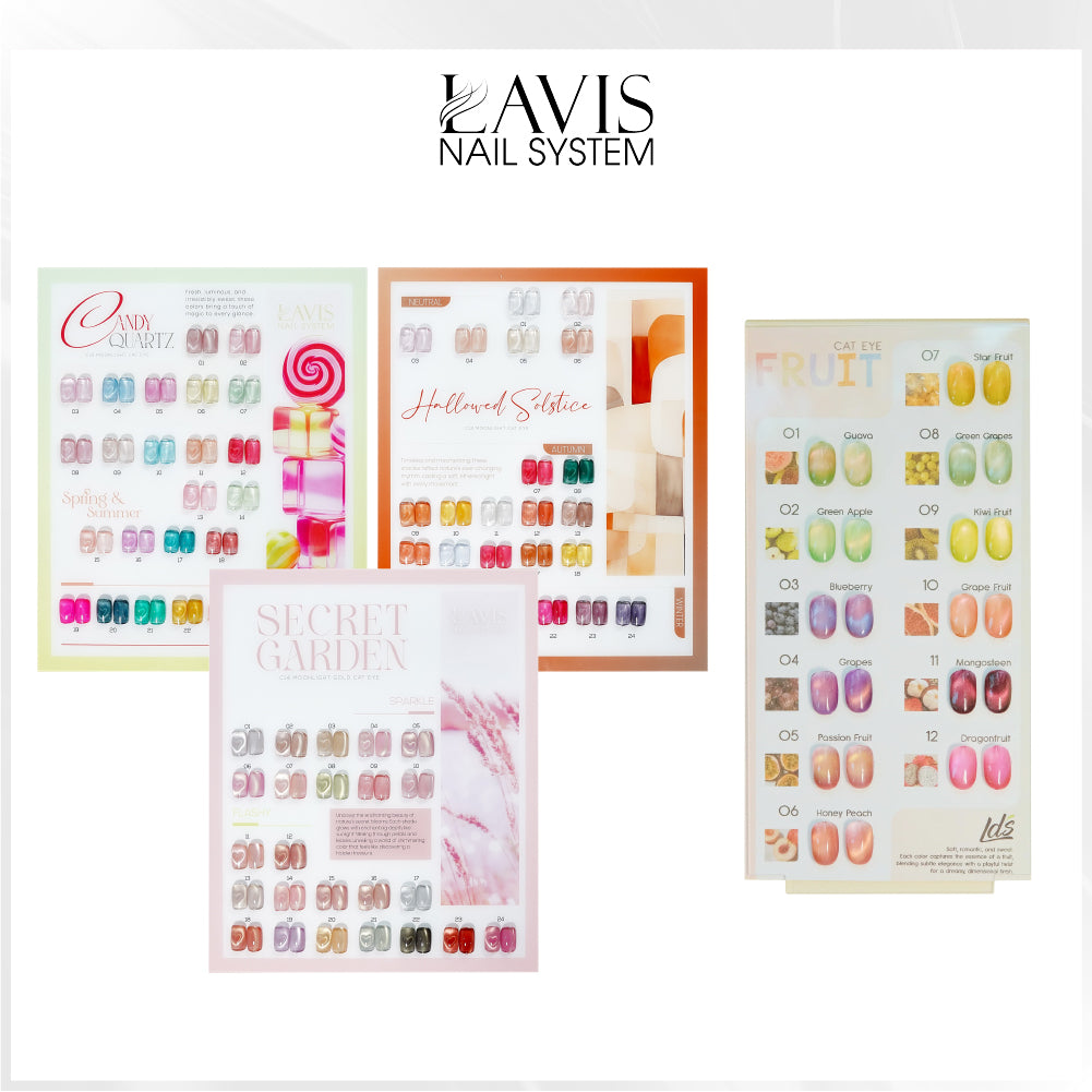SPECIAL: Buy LAVIS Moon Light Cat Eye Collections: C12, C13, C14, FREE 1 Full LDS Fruit Cat Eye Collection
