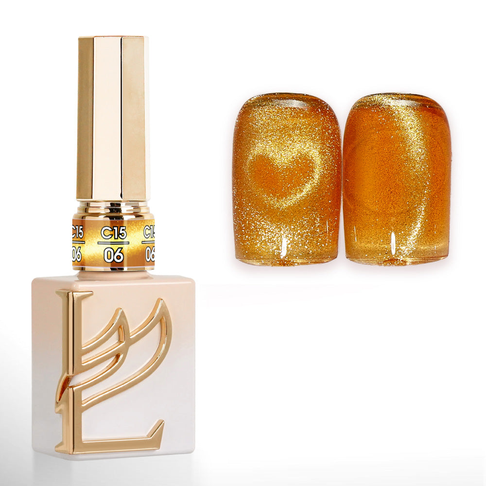 LAVIS Cat Eyes C15 - 06 - Gel Polish 0.5 oz - Gilded Aura Collection