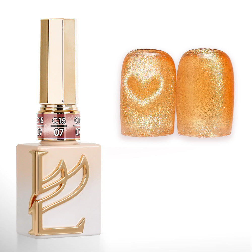 LAVIS Cat Eyes C15 - 07 - Gel Polish 0.5 oz - Gilded Aura Collection