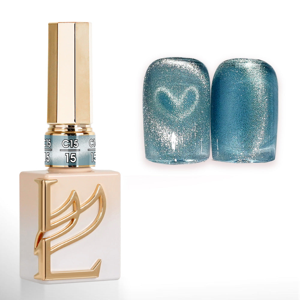LAVIS Cat Eyes C15 - 15 - Gel Polish 0.5 oz - Gilded Aura Collection