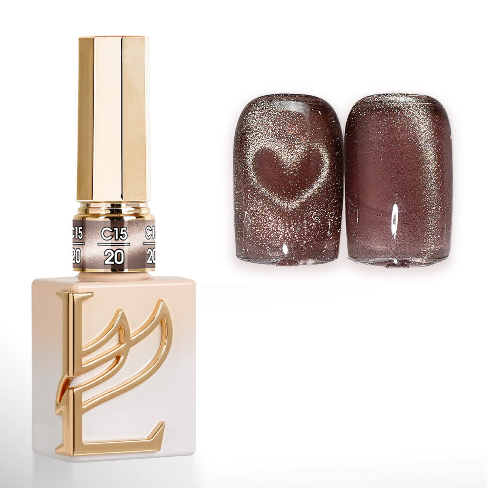 LAVIS Cat Eyes C15 - 20 - Gel Polish 0.5 oz - Gilded Aura Collection