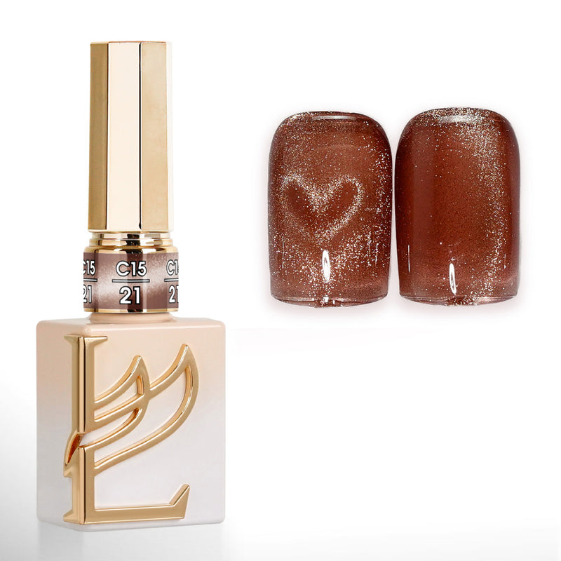 LAVIS Cat Eyes C15 - 21 - Gel Polish 0.5 oz - Gilded Aura Collection