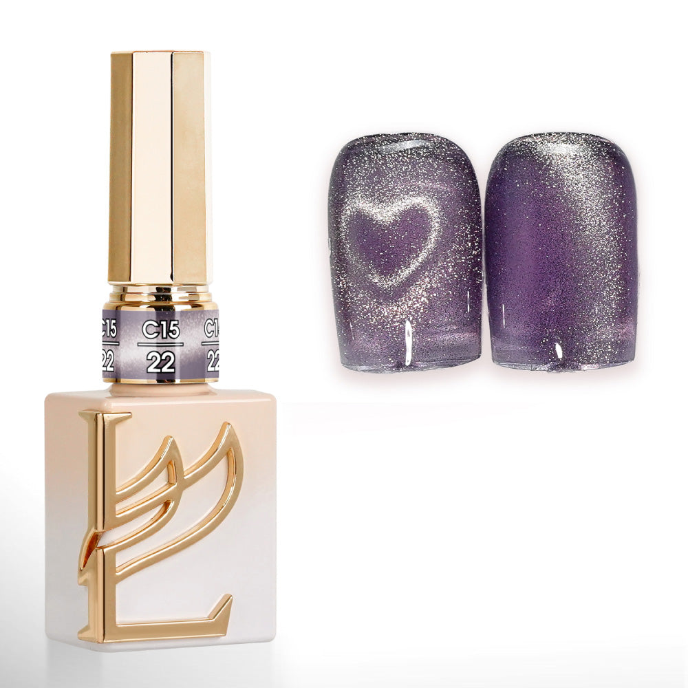 LAVIS Cat Eyes C15 - 22 - Gel Polish 0.5 oz - Gilded Aura Collection