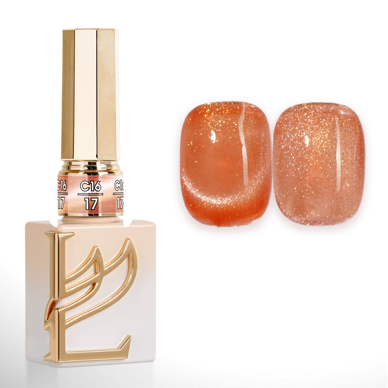LAVIS Cat Eyes C16 - 17 - Gel Polish 0.5 oz - Honey Eclipse Collection