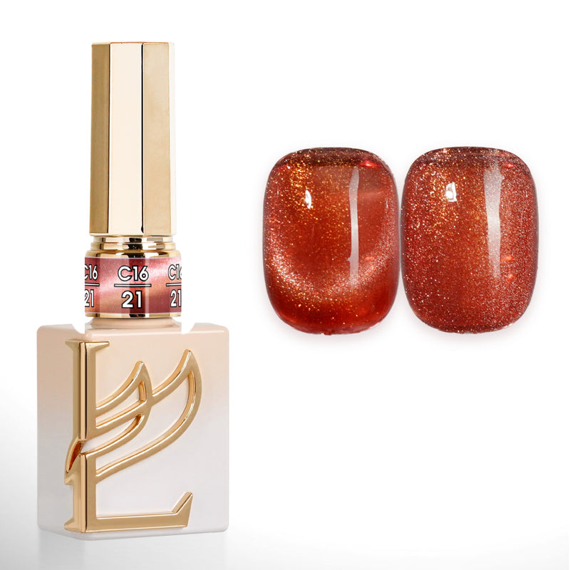 LAVIS Cat Eyes C16 - 21 - Gel Polish 0.5 oz - Honey Eclipse Collection
