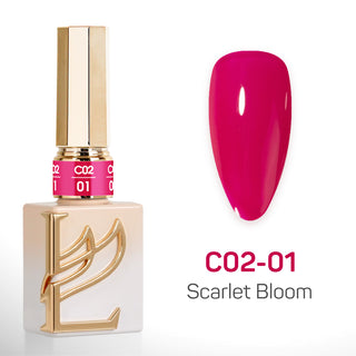 LAVIS C02 - 01 - Gel Polish 0.5 oz - Scarlet Bloom Collection