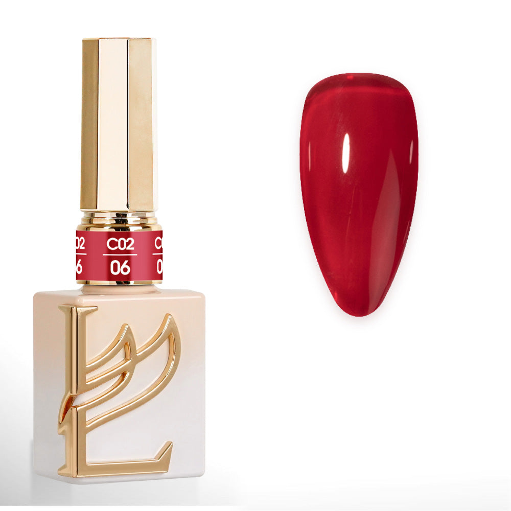 LAVIS C02 (Ver2) - 06 - Gel Polish 0.5 oz - Scarlet Bloom Collection