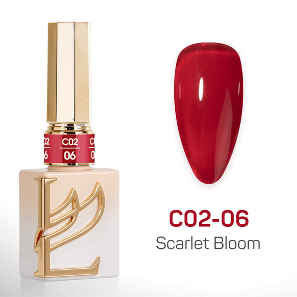 LAVIS C02 - 06 - Gel Polish 0.5 oz - Scarlet Bloom Collection