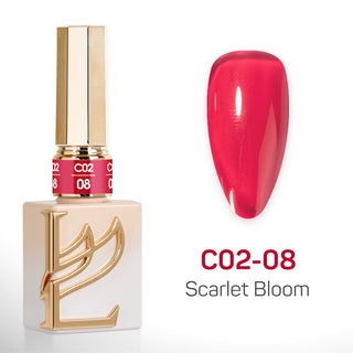 LAVIS C02 - 08 - Gel Polish 0.5 oz - Scarlet Bloom Collection
