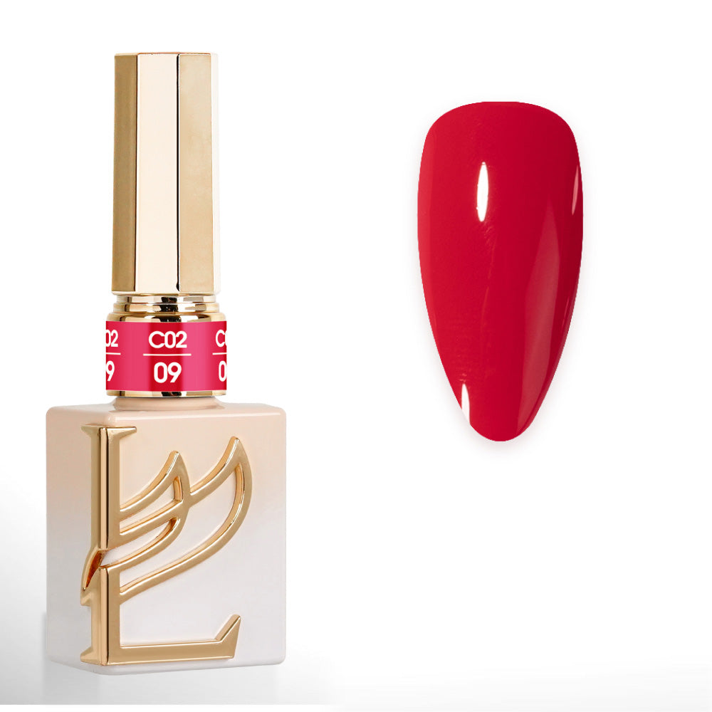 LAVIS C02 (Ver2) - 09 - Gel Polish 0.5 oz - Scarlet Bloom Collection