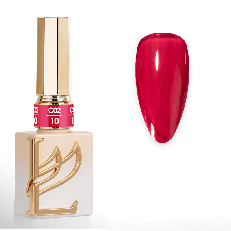 LAVIS C02 (Ver2) - 10 - Gel Polish 0.5 oz - Scarlet Bloom Collection