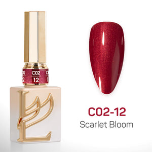 LAVIS C02 - 12 - Gel Polish 0.5 oz - Scarlet Bloom Collection