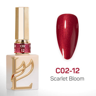 LAVIS C02 - 12 - Gel Polish 0.5 oz - Scarlet Bloom Collection