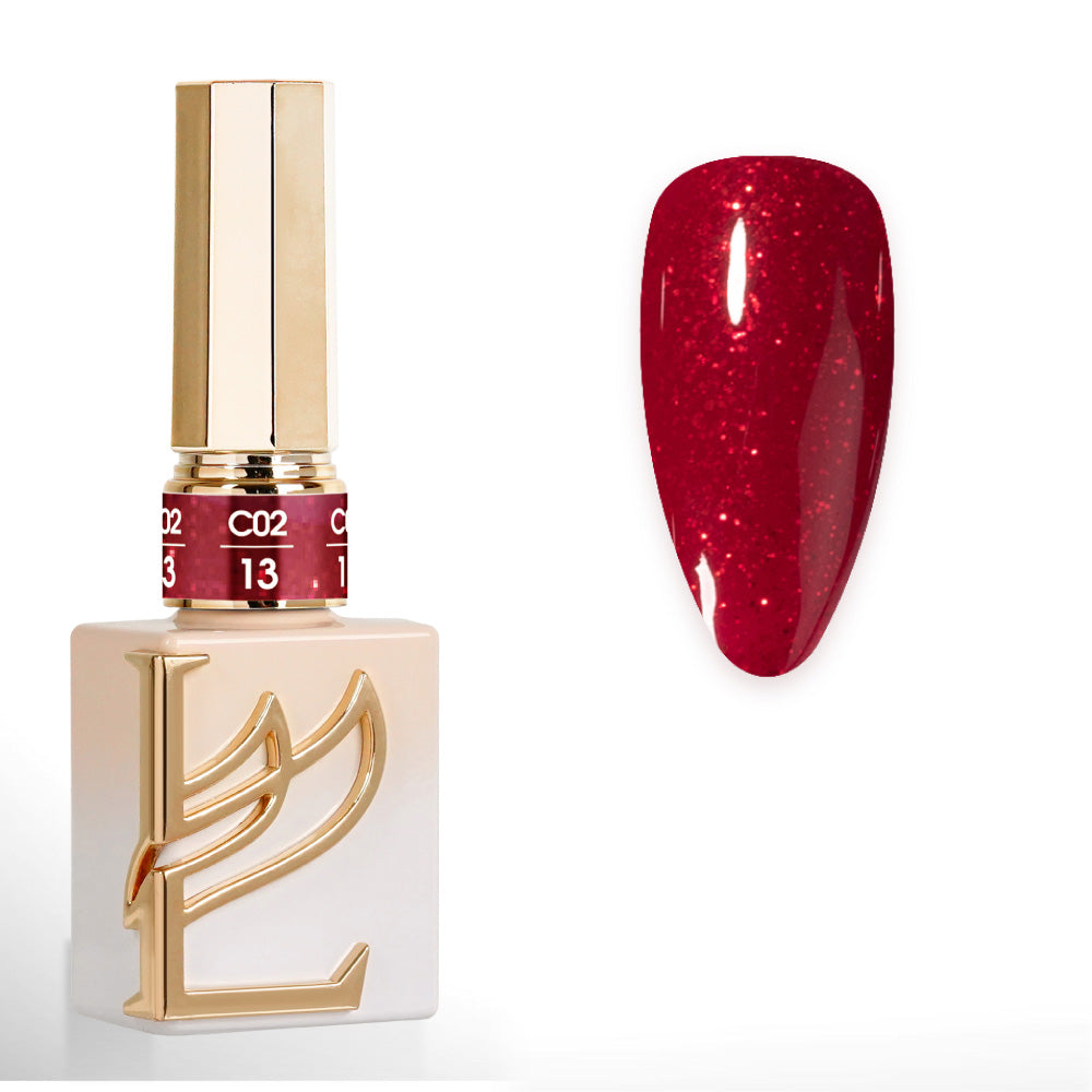 LAVIS C02 (Ver2) - 13 - Gel Polish 0.5 oz - Scarlet Bloom Collection