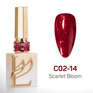 LAVIS C02 - 14 - Gel Polish 0.5 oz - Scarlet Bloom Collection