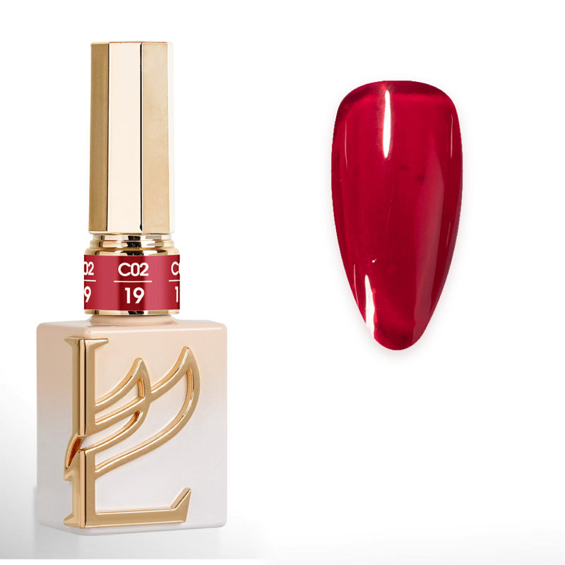LAVIS C02 (Ver2) - 19 - Gel Polish 0.5 oz - Scarlet Bloom Collection