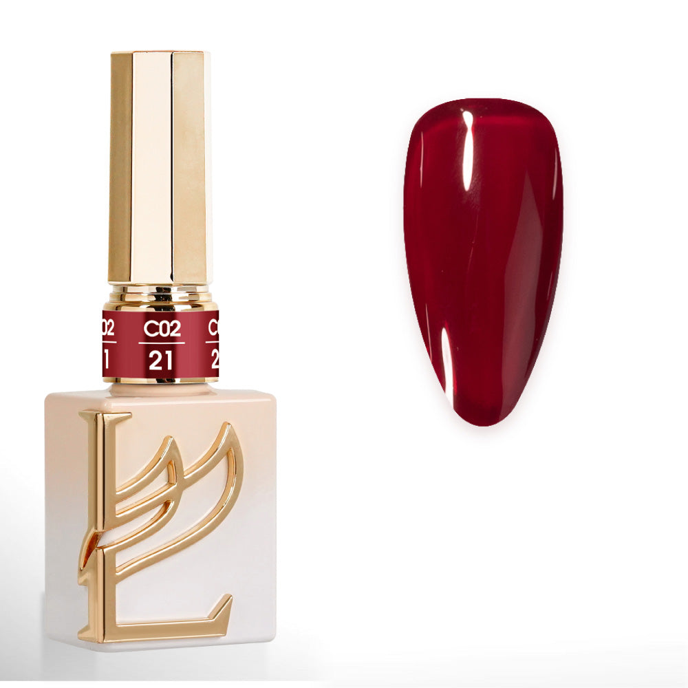 LAVIS C02 (Ver2) - 21 - Gel Polish 0.5 oz - Scarlet Bloom Collection