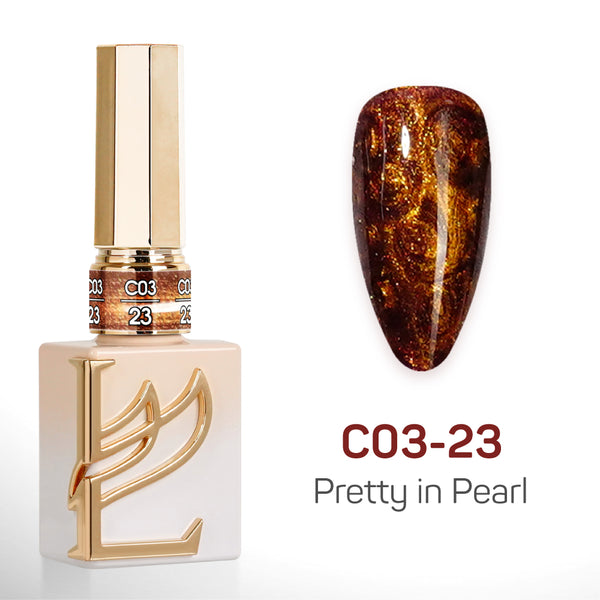 LAVIS C03 - 23 - Gel Polish 0.5 oz - Pretty in Pearl Collection