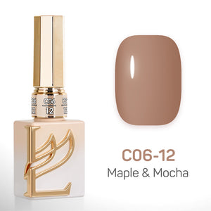 LAVIS C06 - 12 - Gel Polish 0.5 oz - Maple & Mocha Collection