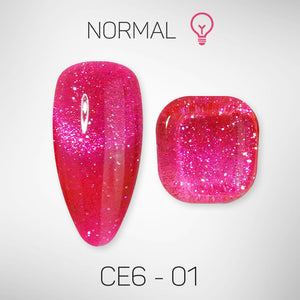 LAVIS Cat Eyes CE6 (Ver2) - 01 - Gel Polish 0.5 oz - Starlight Collection by LAVIS NAILS sold by DTK Nail Supply