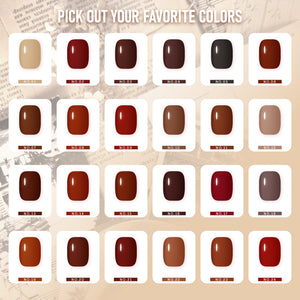 LAVIS C06 - 14 - Gel Polish 0.5 oz - Maple & Mocha Collection